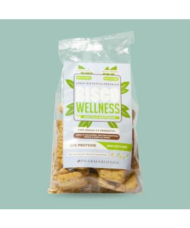 Pharmabiogen Bisco Wellness Low Carb Protein Cookies with Omega3 and prebiotics coconut flavor vegan 200 g