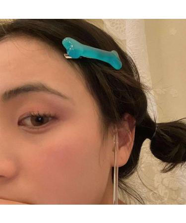 hgnxa Cartoon Bone Hair Clips Acrylic Dog Bone Hair Clips Brooch Hair Clamps Barrettes for Girls Women Halloween Costume 3 white bone hair cl - Buy Online on GoSupps.com