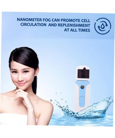 FOMIYES 1 Set Hydrating Instrument Mini Humidifier Handheld Facial Mister Moisturizing Mister Portable Robot 10X3.3cm Blue - Buy Online on GoSupps.com