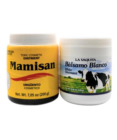 La Vaquita B lsamo Blanco (240g) & Cosmetic Ointment (200g) Enhance Workout Intensity Promote Sweating and Support Muscle Recovery