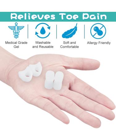 Orthopedic Bunion Corrector for Women & Men - Big Toe Straightener Pain Relief Splint with Soft Gel Pads - Day Night Support (Black) - Buy Online on GoSupps.com