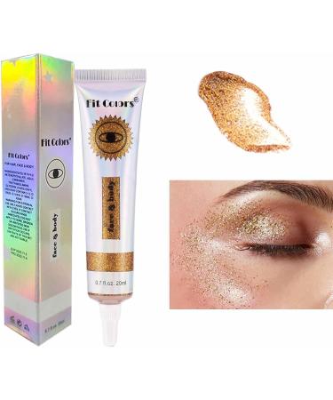 Shimmer Liquid Eyeshadow Long-Lasting Waterproof Glitter Eyeshadow | Professional Makeup Cream Eyeshadow Primer Kit for Women and Girls Pochy 09 - Buy Online on GoSupps.com
