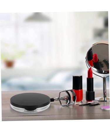 MAGICLULU 6 Pcs Loose Box Plastic Case Empty Makeup Containers Mini Mirrors Travel Vanity Mirror Blackx3pcs 7.5x7.5cmx3pcs - Buy Online on GoSupps.com
