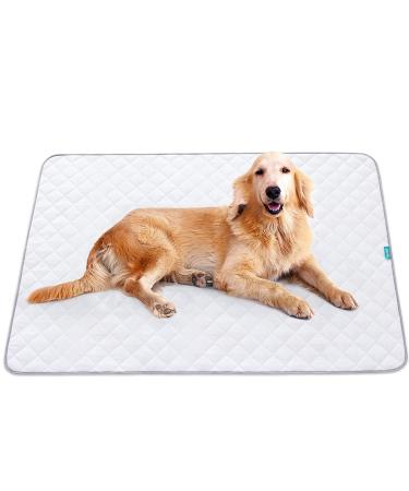 Washable Waterproof Bed Pads for Incontinence 34x52 - Adult Bed Wetting Protection - Reusable Hospital Pee Pads White - Buy Online on GoSupps.com