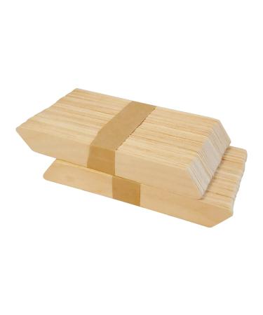 Waxness Body Waxing Wooden Angled Spatula Applicator 100 Pack - Buy Online on GoSupps.com