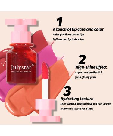  YUMILI Moisturizing Lip Glaze Long Lasting Nonfading Lip Dye Makeup Nonstick Lip Gloss Matte Lipstick 06 - Buy Online on GoSupps.com