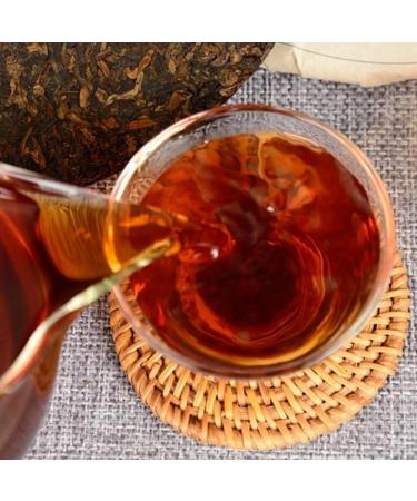 HQZM Yunnan 357g Longyin Qizi Cake PuErh Mature Tea Cake Ancient Tree Raw Material Rich Aged Fragrance - Buy Online on GoSupps.com