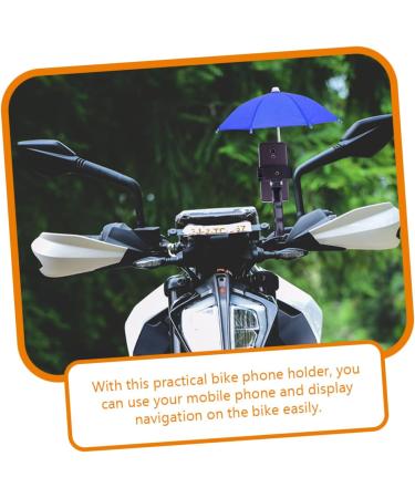 Anneomes 2-Piece Bike Umbrella | Waterproof Portable Handicraft Umbrella Optimal Permeability for All Weather - Buy Online on GoSupps.com