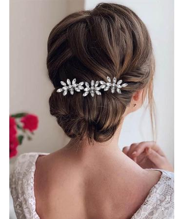 Latious Rhinestone Wedding Hair Pins - Pack of 3 | Bridal Hair Accessories for Women - Buy Online on GoSupps.com