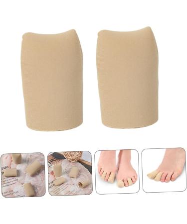 PLAFOPE 2pcs Toe Scuffs Silicone Toe Protectors Silicone Gel Elasto Gel Elastic Toe Sleeve Finger Tube Sleeves Toe Tubes Sleeves Silicone Toe Cap Toe Protective Sleeves Elastic Toe Covers As Shown 2.7x4cm - Buy Online on GoSupps.com