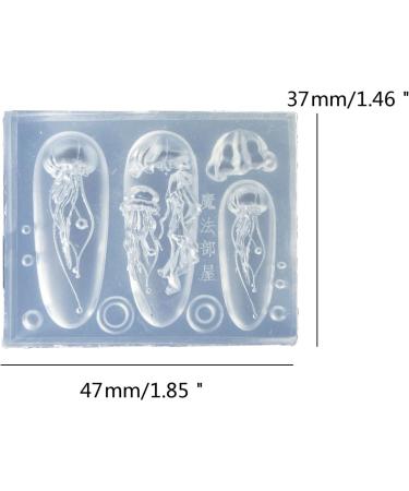 Jellyfish Silicone Molds for Nail Art | Epoxy Resin Casting Molds for Nail Decoration - Perfect for Nail Enthusiasts - Buy Online on GoSupps.com