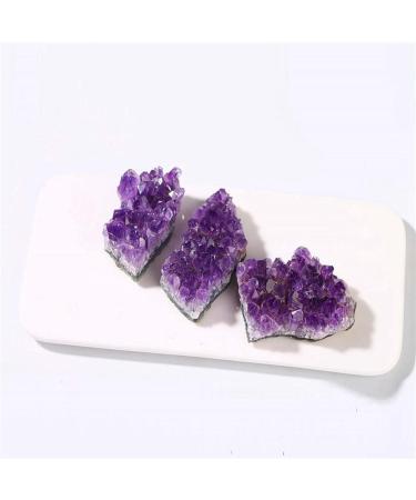 1/5PC 1PC/50-60g Natural Raw Purple Brazilian Amethyst Quartz Crystal Cluster Stone Specimen Home Decor Craft Ornament JITZEGMD (Color : 5pcs) - Buy Online on GoSupps.com