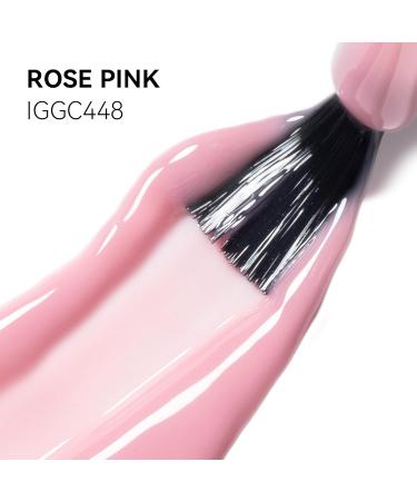 MEGIOR Jelly Pink Gel Nail Polish 15ML Rose Pink Gel Polish 1PC Nail Polish Gel Soak Off UV Gel Polish Translucent Color Neutral Gel Polish for Nail Art Manicure DIY at Home - Buy Online on GoSupps.com