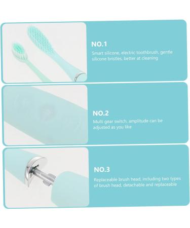 Hoement Waterproof Electric Toothbrush for Adults | Silicone Household Tooth Cleaning Device - Buy Online on GoSupps.com
