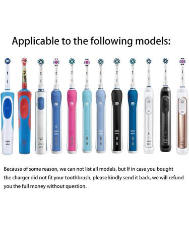 Water-resistant USB Electric Toothbrush Charger for Oral-B Models | White | UK Brand - Buy Online on GoSupps.com