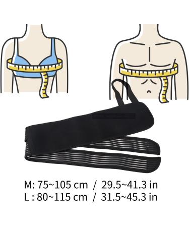 Adjustable Broken Rib Support Belt | Elastic Chest Wrap for Men & Women | Breathable Rib Protection for Post-Op Recovery (Large) - Buy Online on GoSupps.com