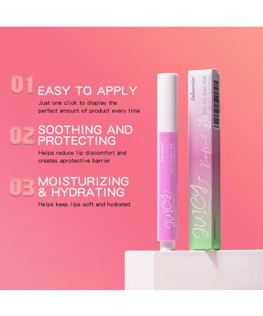 2Pcs Color Changing Lip Gloss Stick - Non-Sticky PH Tint & Moisturizing Lip Plump Oil | Long-lasting Magic Lip Balm | Professional Makeup in Honeysuckle & Grape - Buy Online on GoSupps.com