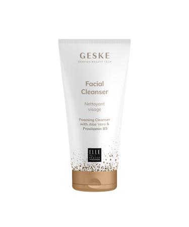 GESKE | Facial Cleanser | GESKE SmartAppGuided Facial Brushes | Aloe Vera Glycerin & Provitamin B5 | Anti-Blemishes | Daily Cleansing Gel | All Skin Types | Cruelty-Free Vegan