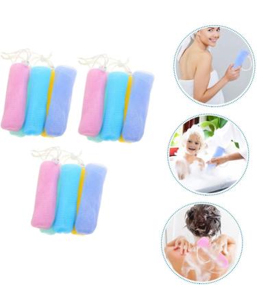 Baluue 15pcs Foaming Soap Mesh Bag Soap Pouch Saver Body Soap Cleaning Sponge Soap Holder Pe Network 14.5x5cm As Shown - Buy Online on GoSupps.com