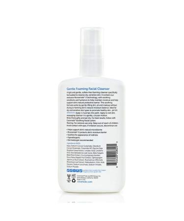 Ceramedx Gentle Foaming Facial Cleanser - Natural Ceramide Cleanser for Dry, Sensitive Skin - 8 fl oz - Cruelty-Free, Vegan, Fragrance-Free - Buy Online on GoSupps.com
