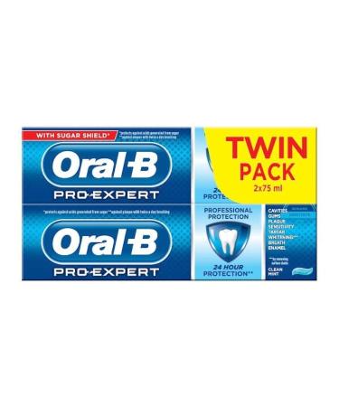 Oral-B Pro Expert Clean Mint Toothpaste 2 x 75 g Mint 75 g (Pack of 1)