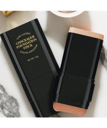 Full Coverage Foundation Stick | 15g Moisturizing Foundation for Women | Dual-Headed Concealer Long-Lasting Face Cream for Girls - Buy Online on GoSupps.com