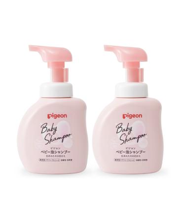 Pigeon Baby Shampoo Gentle Foam Hair Shampoo with Flower Fragrance 0 Months and Up 11.8 Fl. Oz (Pack of 2) 11.8 Fl.Oz (Pack of 2) 3rd Generation