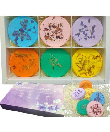 Aromatherapy Shower Steamers Shower Bomb Gift Box Vegan Gift Set Citrus & Floral Fizzers Spa Hamper for Her Birthday Gift Essential Oils Relaxation Gift Hamper Shower Tablet Set - Buy Online on GoSupps.com