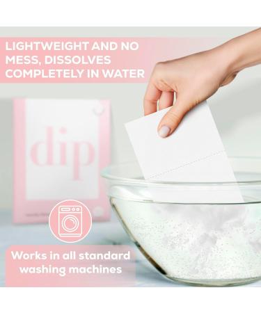 Dip Eco-Friendly Laundry Sheets Detergent | Plant Based Plastic Free & Zero Waste | Perfect for Sensitive Skin | Fragrance Free | 60 Load fragrance free 30 count (Pack of 2) - Buy Online on GoSupps.com