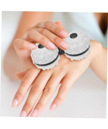 GLEAVI Toy Decompression Ball - White Stress Relief Massage Ball 7.36x3.56cm | Pressure Release & Stress Reliever for Relaxation - Buy Online on GoSupps.com