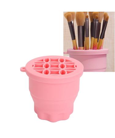 Makeup Brush Cleaning Bowl - Compact Multifunctional Cleaner Cup | Effective & Portable for Home Use (Pink - Buy Online on GoSupps.com