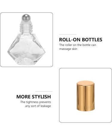 Beavorty 12-Pack Glass Roller Bottles for Essential Oils & Makeup Remover - Travel-Friendly Durable and Stylish - Buy Online on GoSupps.com
