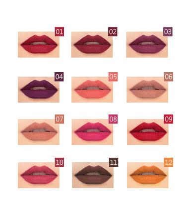 Aseawave Lip Liner Pencil Set - 12pcs High Pigmented Creamy Matte Lip Liners for Girls and Women - Lip Makeup Gift for Daily, Travel, Party, Work - Buy Online on GoSupps.com