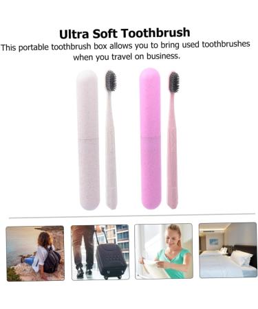  Healeved 6 Pcs Small Toothbrush Set - Eco-Friendly PP Material for Everyday Use | Ideal for Couples - Buy Online on GoSupps.com