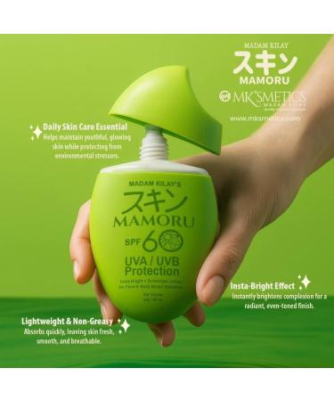 Madam Kilay's Mamoru SPF 60 UVA/UVB Protection 50g 1.75 Ounce (Pack of 1) - Buy Online on GoSupps.com
