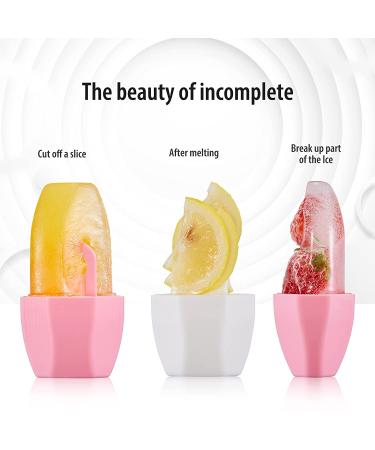 Ice Milo Face & Eye Roller - Tighten Pores, Contour & Prevent Puffiness - Nectarine Pink - Buy Online on GoSupps.com