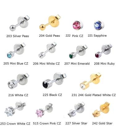 2 Pack Sterile No Pain Ear Piercing Gun - Disposable Ear Stud Gun Set (Silver) | Easy and Painless Piercing Tool - Buy Online on GoSupps.com