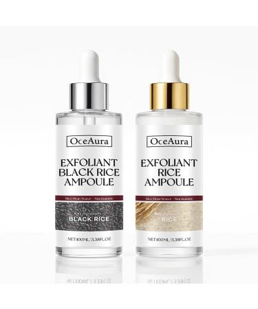 2-Pack plant-Based Exfoliating Ampoules Deep Pore Cleansing Gentle Exfoliation Scrub For Face And Body Removes Dead Skin