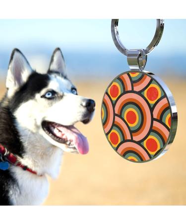 DISONTAG QR Code Dog ID - Personalized Social Page | Free Online Pet Profile | Modifiable Privacy Control (Round) A2 - Buy Online on GoSupps.com