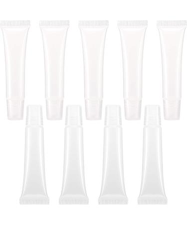 ZOKLU 13ML Refillable Lip Gloss Balm Tubes - Clear Cosmetic Containers (Pack of 90) - Buy Online on GoSupps.com