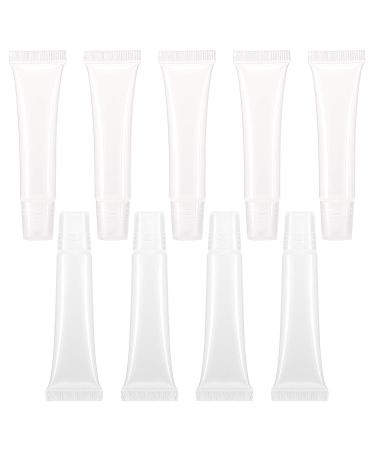 ZOKLU Lip Gloss Balm Tubes Refillable Empty Tubes Clear Cosmetic Containers Soft Tube (13ML  90)