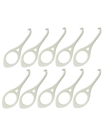 Dentosmile Aligner Remover Tool/Invisible Removable Braces Invisible Aligner Remover-Aligner Remover-Fixer (White) (Pack of 10)
