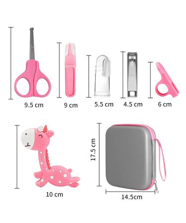 Unipampa Baby Care Set - Complete 14-Piece Newborn Accessories & Healthcare Kit (Pink) for All-in-One Baby Care - Buy Online on GoSupps.com