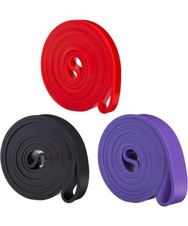 HIOPOIUYT Exercise Bands With Different Resistance Pull Up Bands For Strength Training Fitness Stretch Workout Bands - Buy Online on GoSupps.com