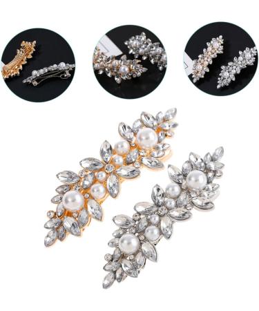 minkissy Accessories rhinestone hair clip metal hair claw clips girls barrettes for hair pearl hair clip hair accessories for girls pearl hair pin girl hair clips bangs Miss hairpin Hair - Buy Online on GoSupps.com