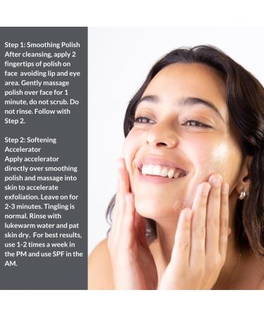 Act of Wellness Euphoric Exfoliation Weekly Exfoliating Facial Treatment Peel for Soft and Baby Smooth Skin - with Lactic and Glycolic Acid - Vegan (2oz and 1oz) - Buy Online on GoSupps.com