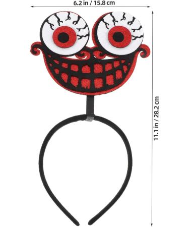 Big Mouth Eyeball Hairband Halloween Themed Headband Halloween Party Headpiece Halloween Witches Hat Headband for Halloween Costume Cosplay Party Favors - Buy Online on GoSupps.com
