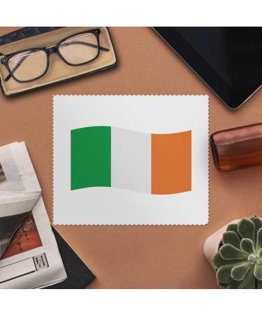 Buy 2 x Waving Irish Flag Microfiber Cleaning Cloths for Glasses | International Shipping Available - Buy Online on GoSupps.com