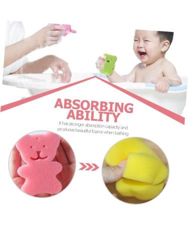 Beavorty 20 Pcs Soft Bath Sponge & Loofah Set for Children - Gentle Scrubber for Shower & Bath Time - Perfect Toddler Cleanser - Buy Online on GoSupps.com