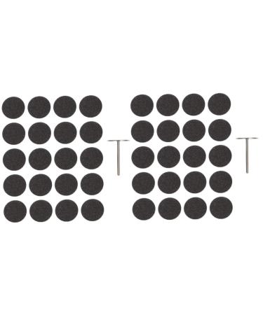 FOMIYES 2 Sets Nail Polishing Sheets Stainless Steel Disc sandpaper disc pad sanding discs power tool electric nail file drill bits for nails Electric Grinding Accessories stone major